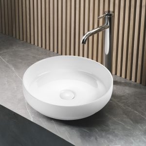 Round White Washbasin
