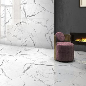 Porcelanico 60x120 Statuario Norwell Polido