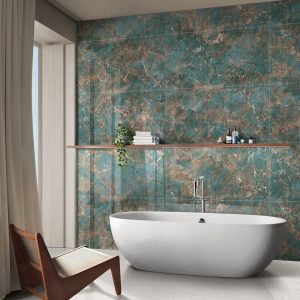 Porcelain tile 60x120 Obsidian Emerald Polished High Gloss